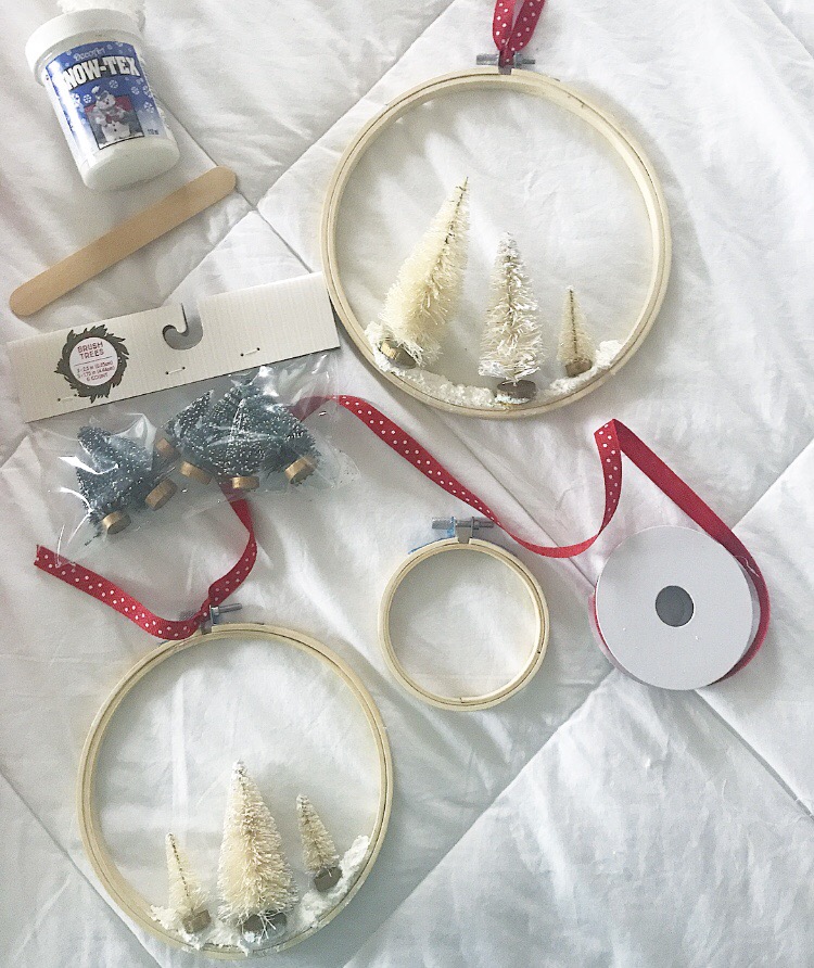 Snow Globe Embroidery Hoops - Jordecor