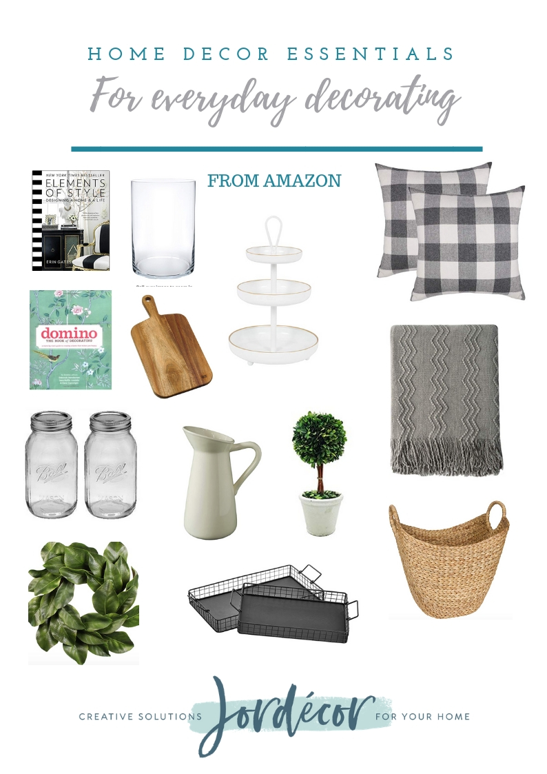 Home Decor Essentials (from Amazon) - Jordecor