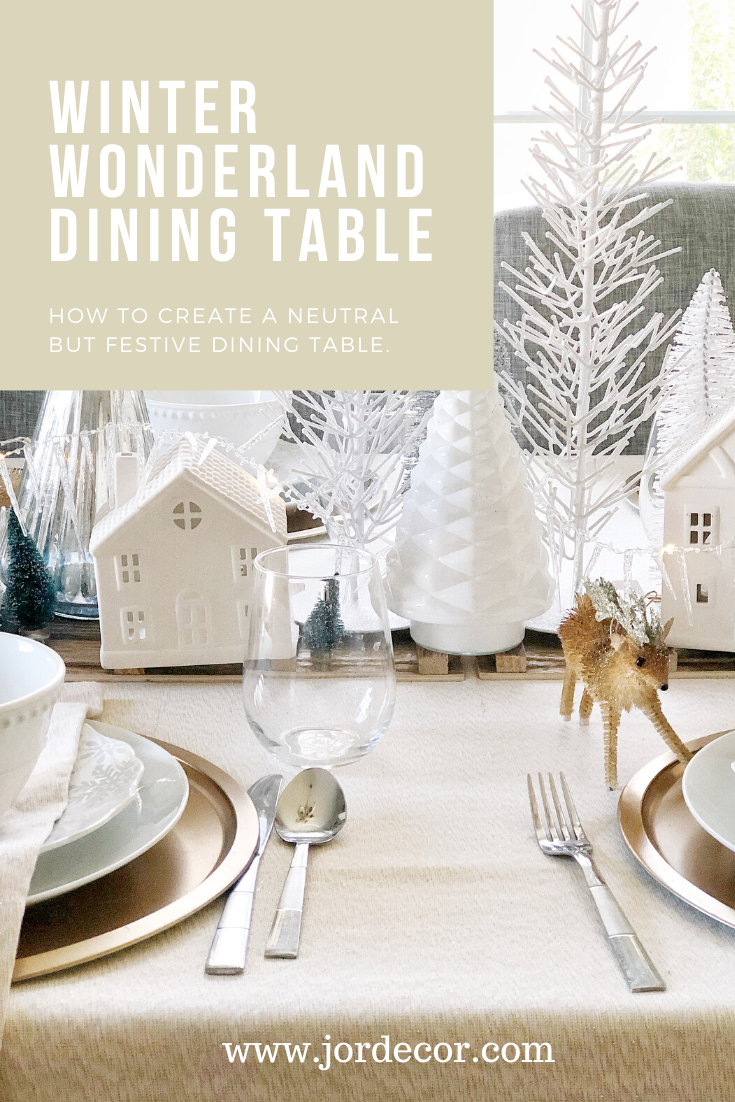 Winter Wonderland Dining Table - Jordecor