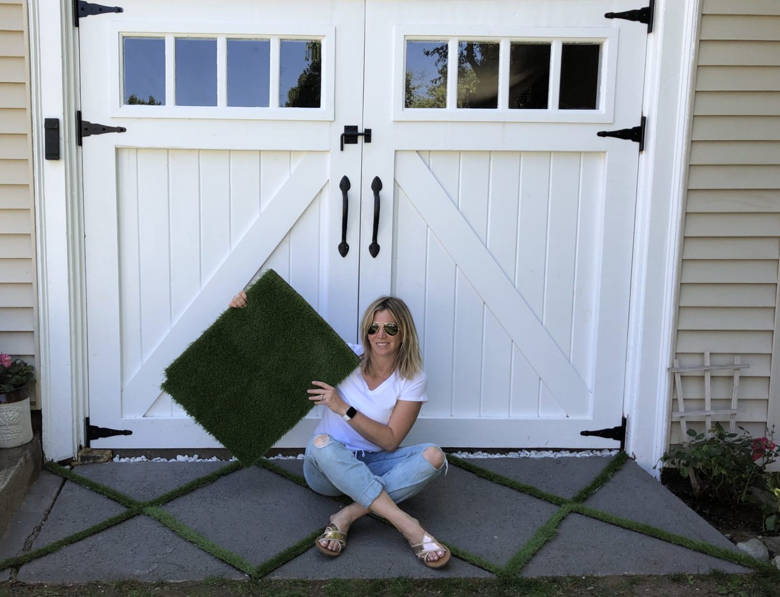 How to Create Faux Grass Grout Jordecor